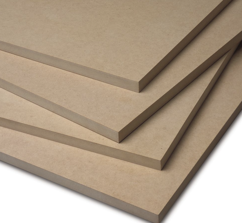 MDF-plade 2 mm, 25*35 cm -Komposit (til Lasercutter + CNC-Fræsere)