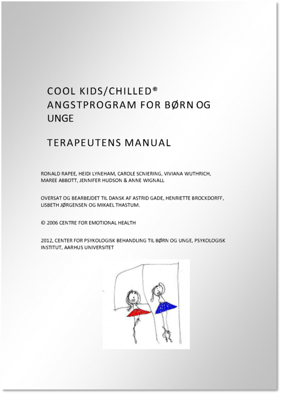 Cool Kids/Chilled Angstprogram - Terapeutens manual
