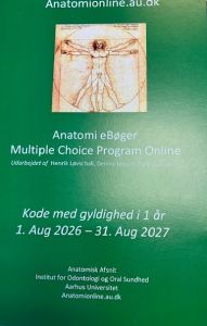 Kode til Anatomi e-bøger og MC program 1. semester E2026