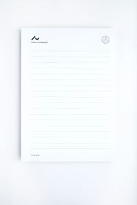 Papirblok, A5 med AU-logo (UK)