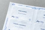 Selvklæbende navneskilte, 1 ark med 10 navneskilte - free